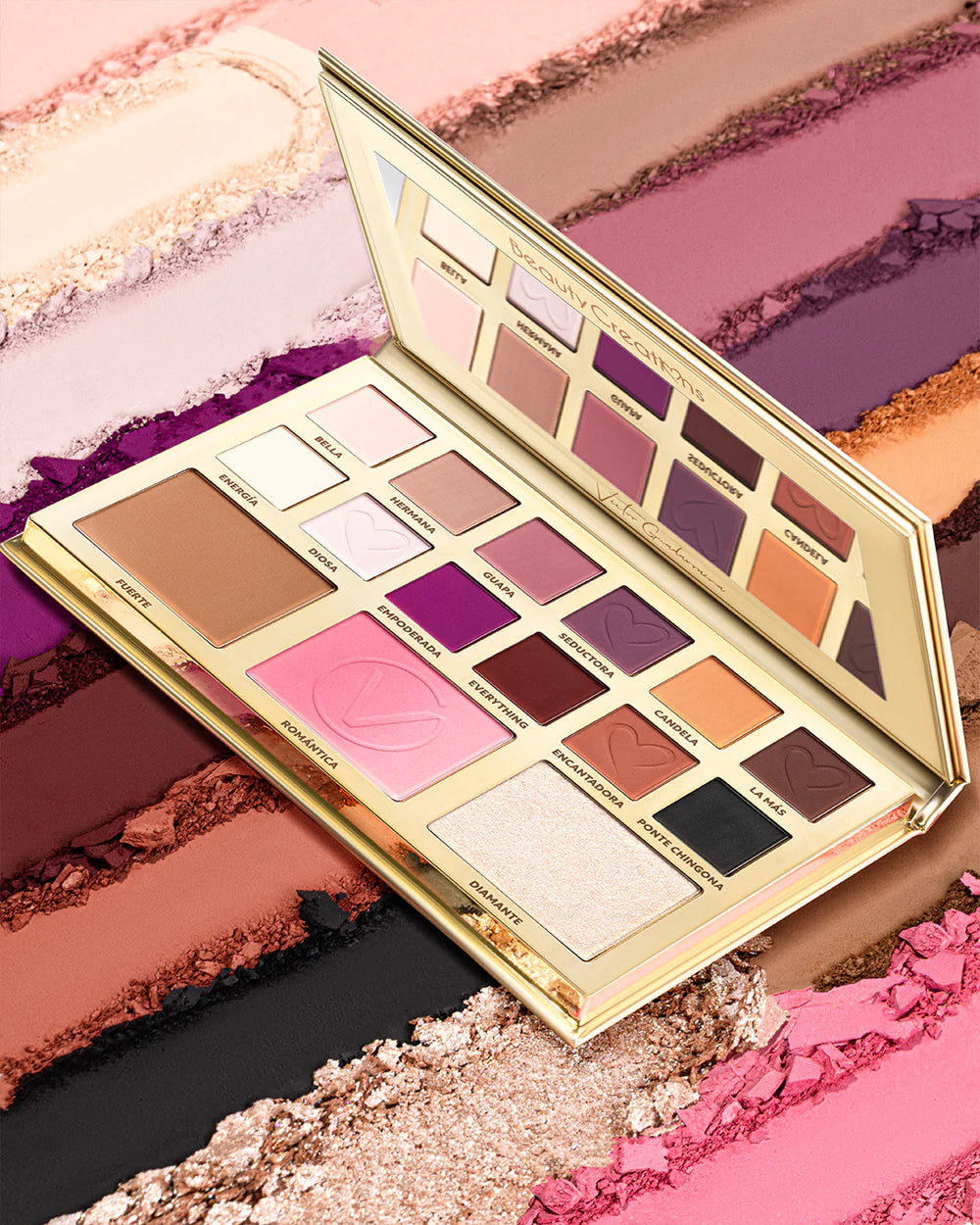 VICTOR GUADARRAMA X BEAUTY CREATIONS - PALETA DE ROSTRO Y SOMBRAS - YO SOY