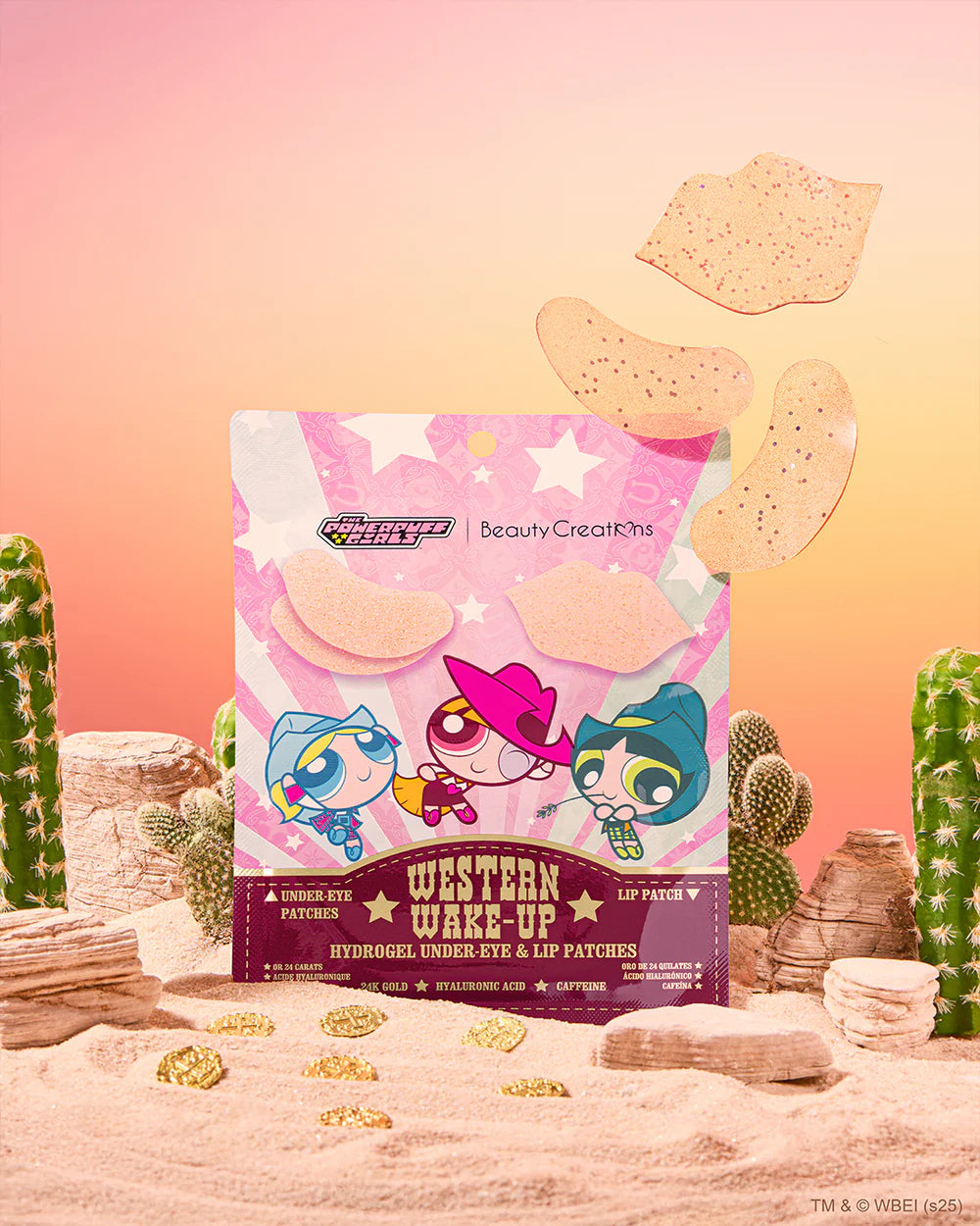 THE POWERPUFF GIRLS X BEAUTY CREATIONS - PARCHES DE HIDROGEL PARA OJERAS Y LABIOS