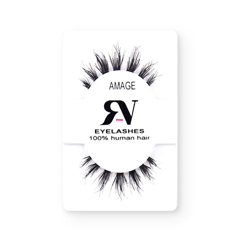#Amage Pestaña postiza cabello humano - RV Eyelashes