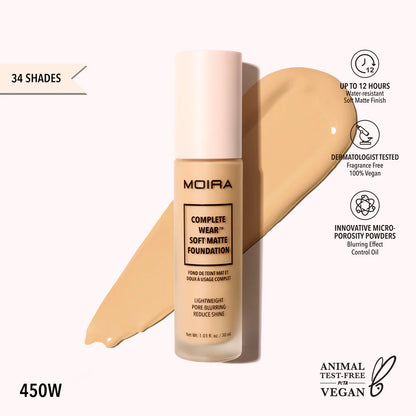 Complete wear soft matte foundation - Moira