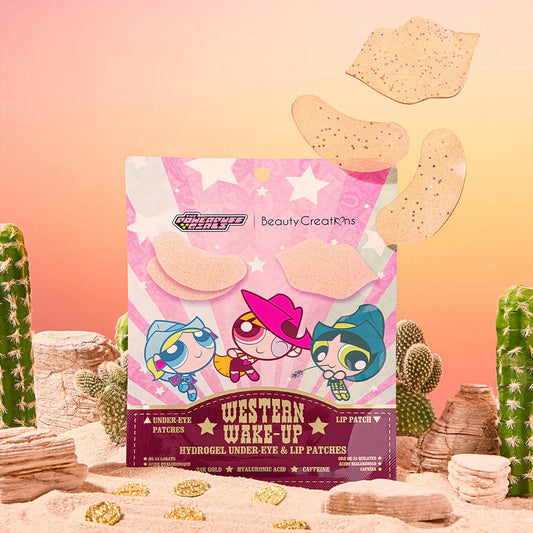 THE POWERPUFF GIRLS X BEAUTY CREATIONS - PARCHES DE HIDROGEL PARA OJERAS Y LABIOS