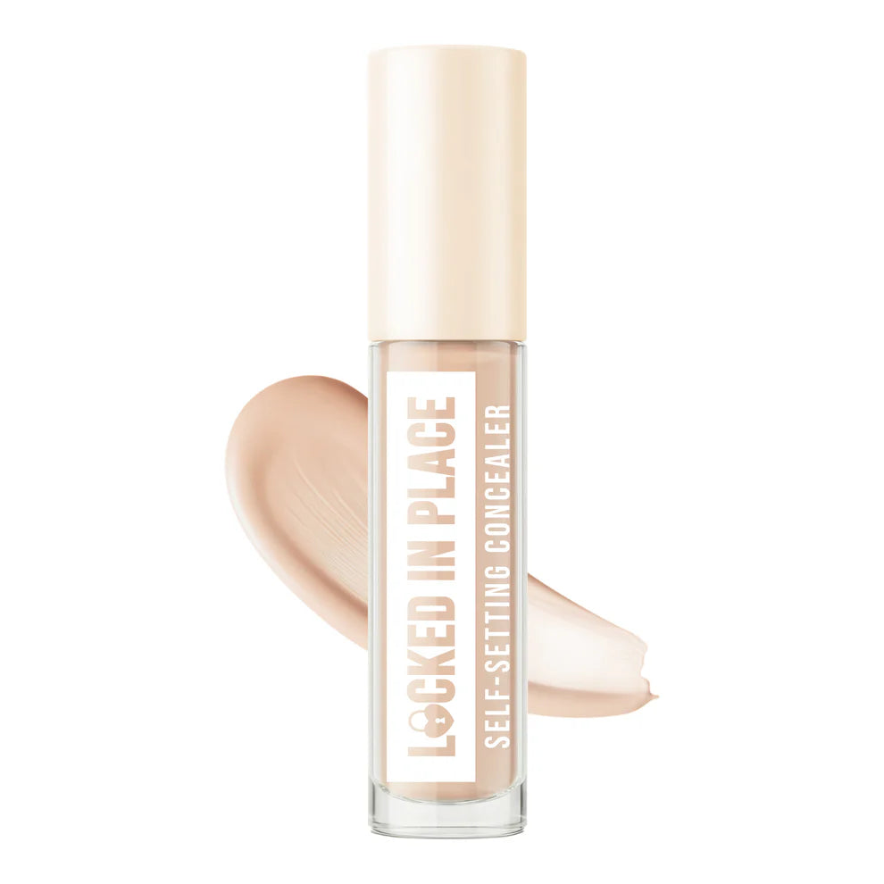 LOCKED IN PLACE SELF SETTING CONCEALER