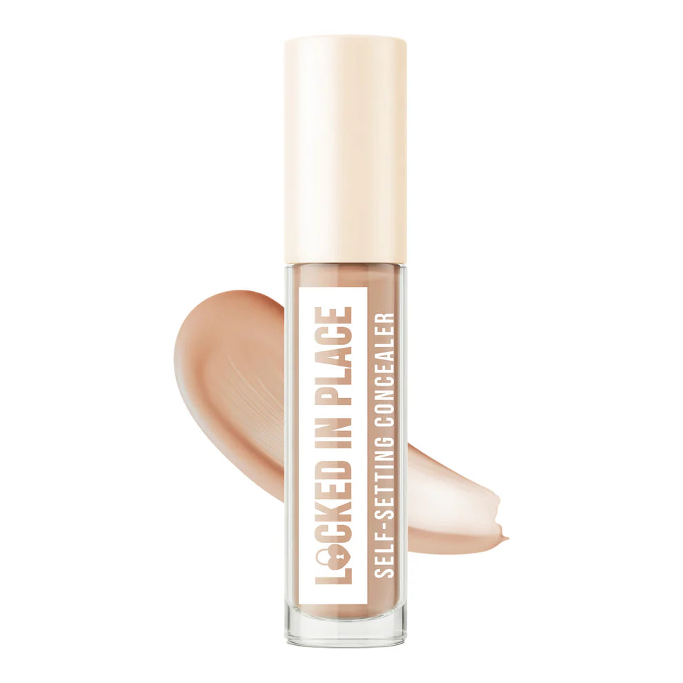 LOCKED IN PLACE SELF SETTING CONCEALER