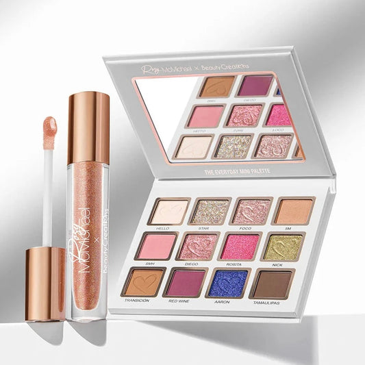 ROSY McMICHAEL X BEAUTY CREATIONS - BUNDLE ROSY'S ESSENTILS GLOSS + PALETA