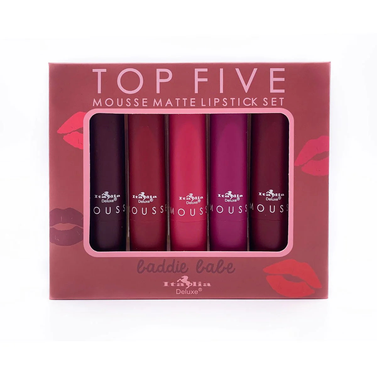 MOUSSE MATTE LIPSTICK -TOP FIVE SETS