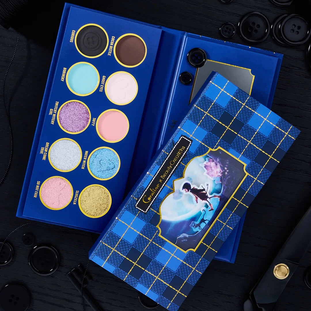 CORALINE X BEAUTY CREATIONS - PALETA DE SOMBRAS - BEYOND THE DOOR