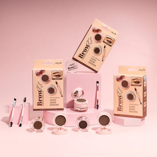 Brow Kit - Eyebrow polvo & Gel - AmoUs