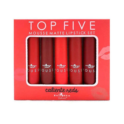 MOUSSE MATTE LIPSTICK -TOP FIVE SETS