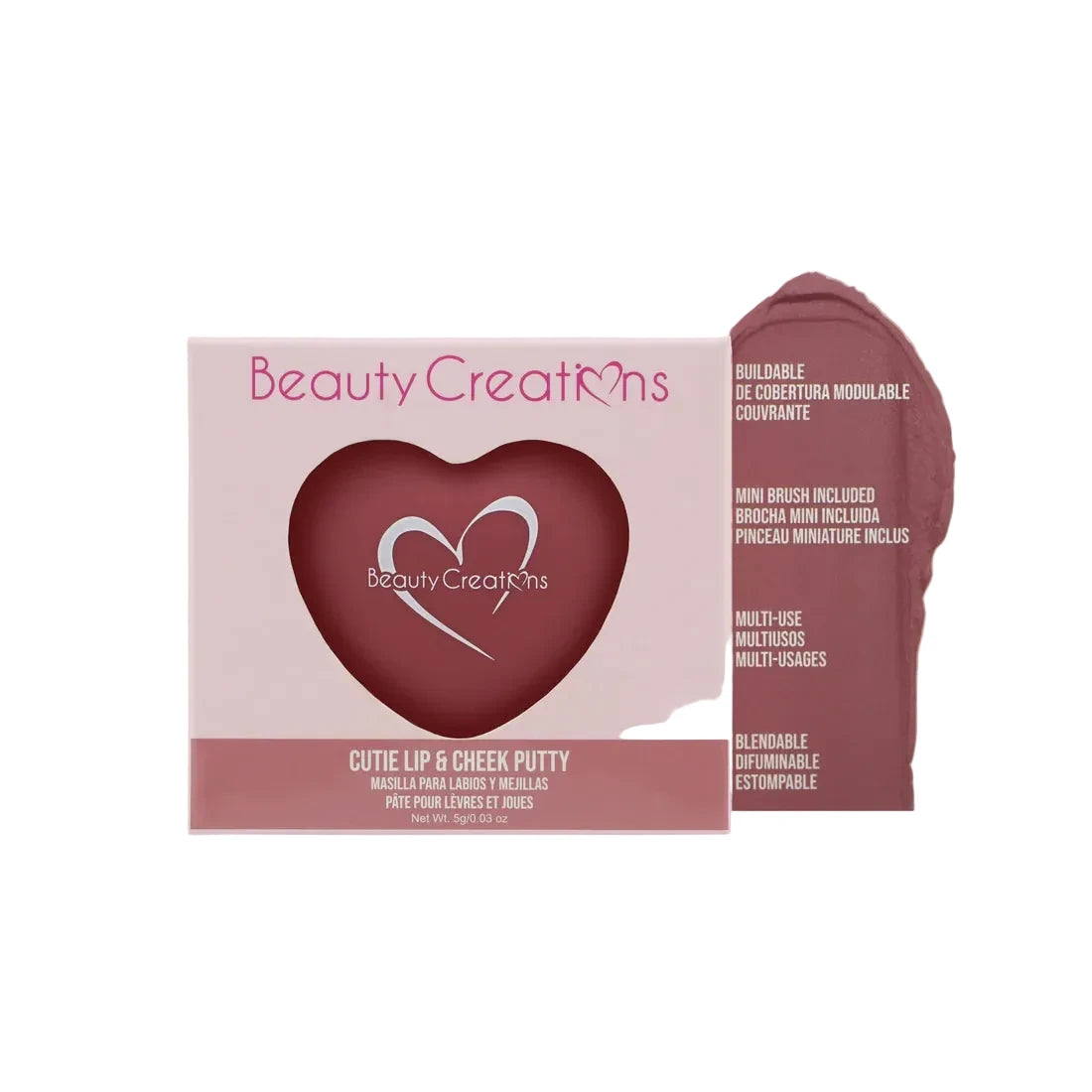 CUTIE LIP & CHEEK PUTTY W/BRUSH