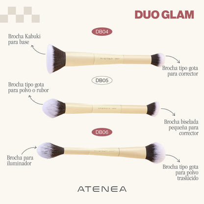 BROCHA DUO KABUKI Y CORRECTOR DB04
