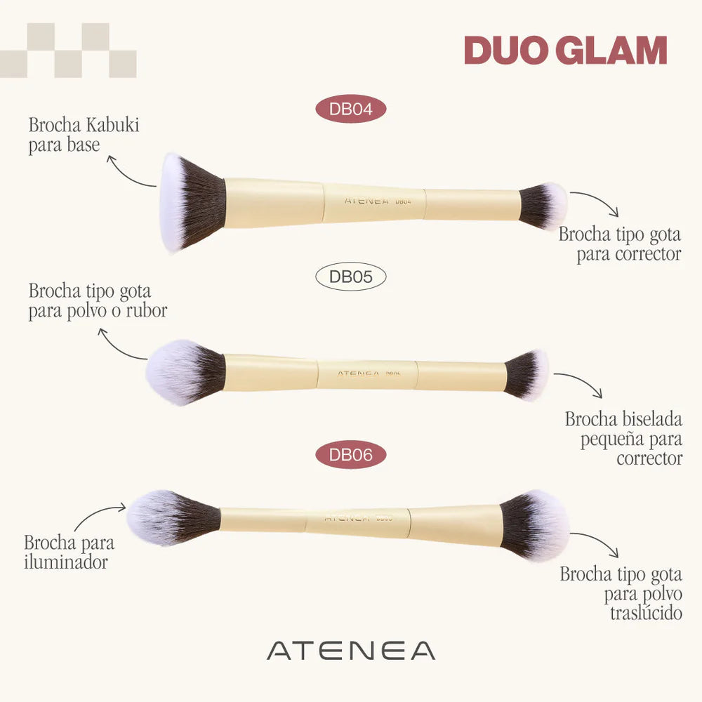BROCHA DUO GOTA POLVO Y CORRECTOR DB05