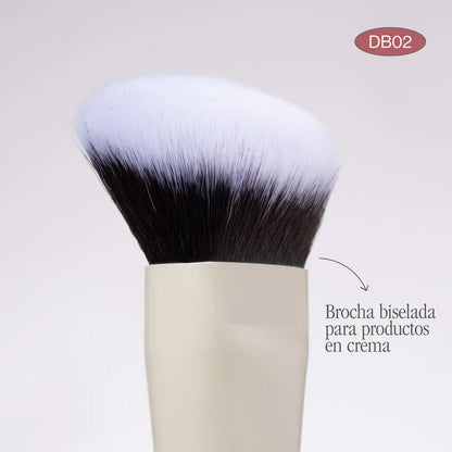 BROCHA DUO BASE Y CREMA DB02