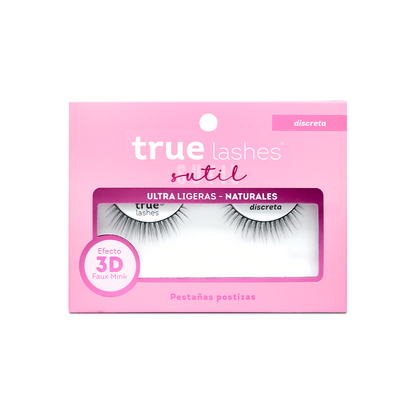 PESTAÑAS TRUE LASHES - COLECCION SUTIL