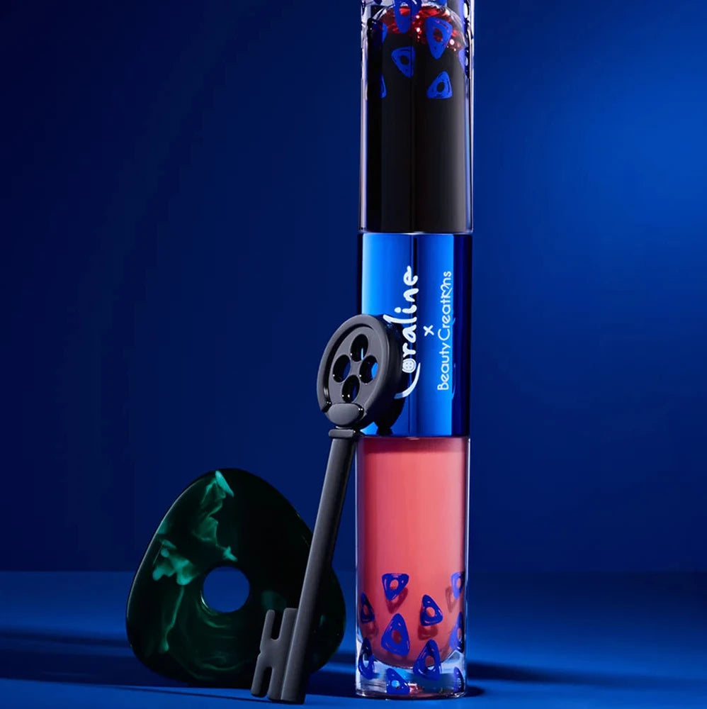 CORALINE X BEAUTY CREATIONS - KIT GLOSS & TINTA PEEL OFF -STAY FOREVER
