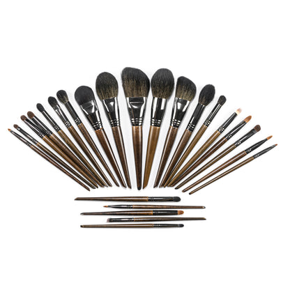 Kit Brown 24 brochas profesionales - Elha Beauty