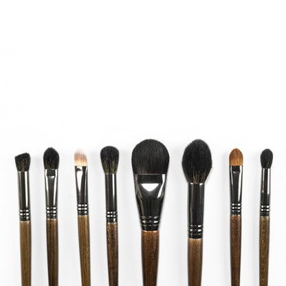 Kit Brown 24 brochas profesionales - Elha Beauty