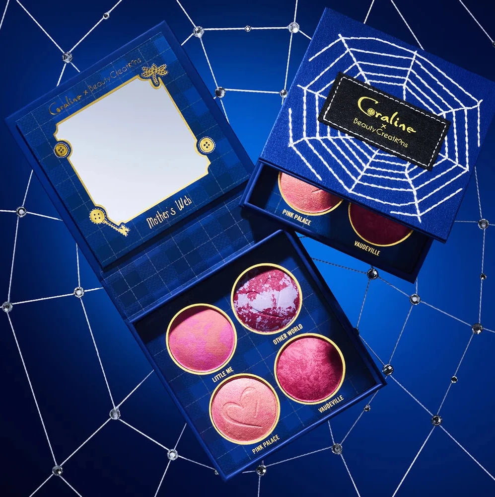 CORALINE X BEAUTY CREATIONS - PALETA DE ROSTRO - MOTHER'S WEB