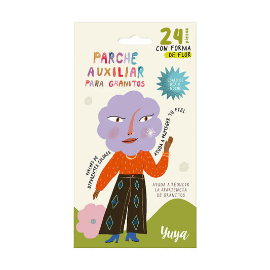 PARCHES AUXILIARES PARA GRANITOS - FLOR 24pzas