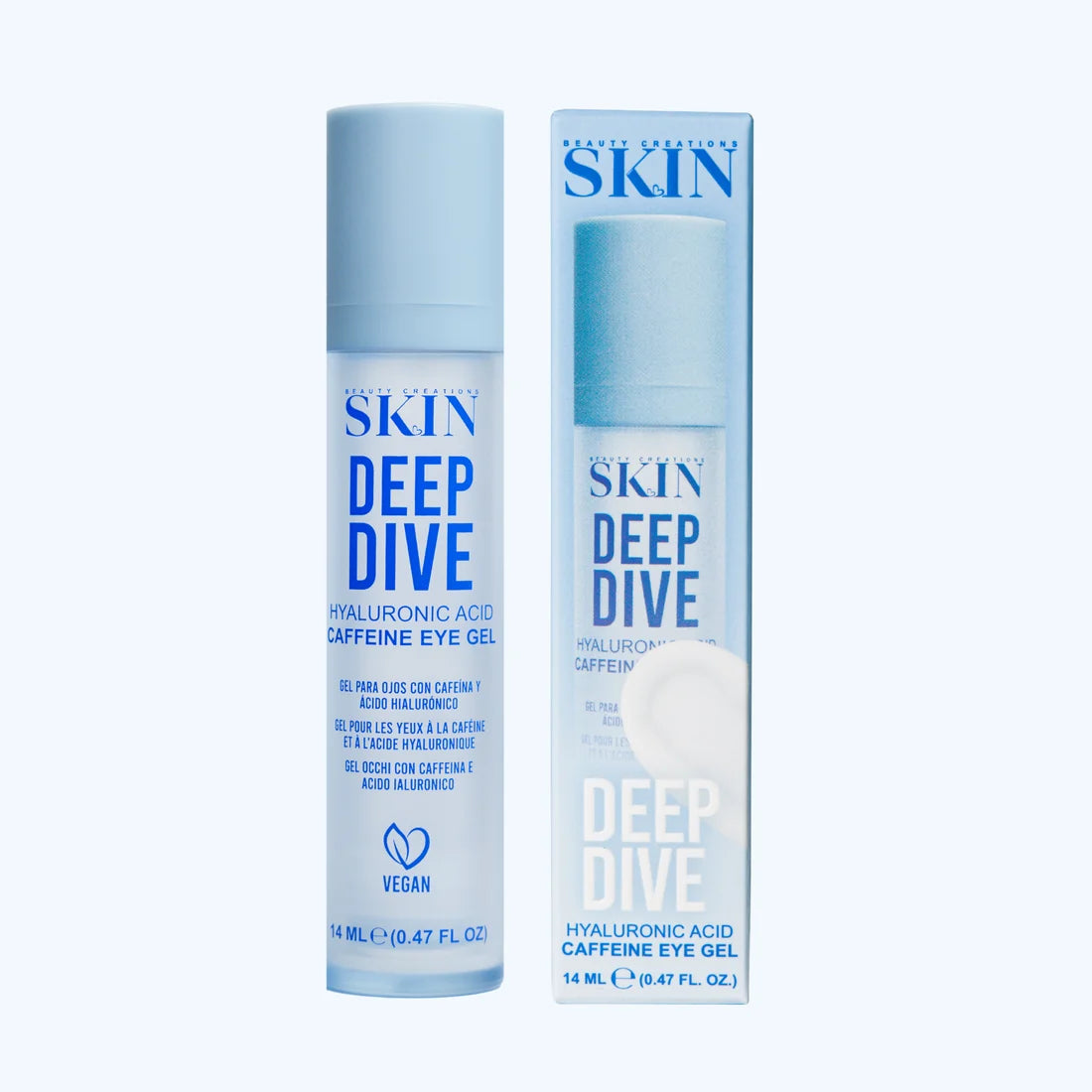 GEL PARA OJOS CON CAFEÍNA ÁCIDO HIALURONICO - DEEP DIVE