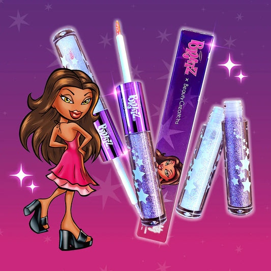 BRATZ X BEAUTY CREATIONS GLITZY GLITTER PURPLE/WHITE