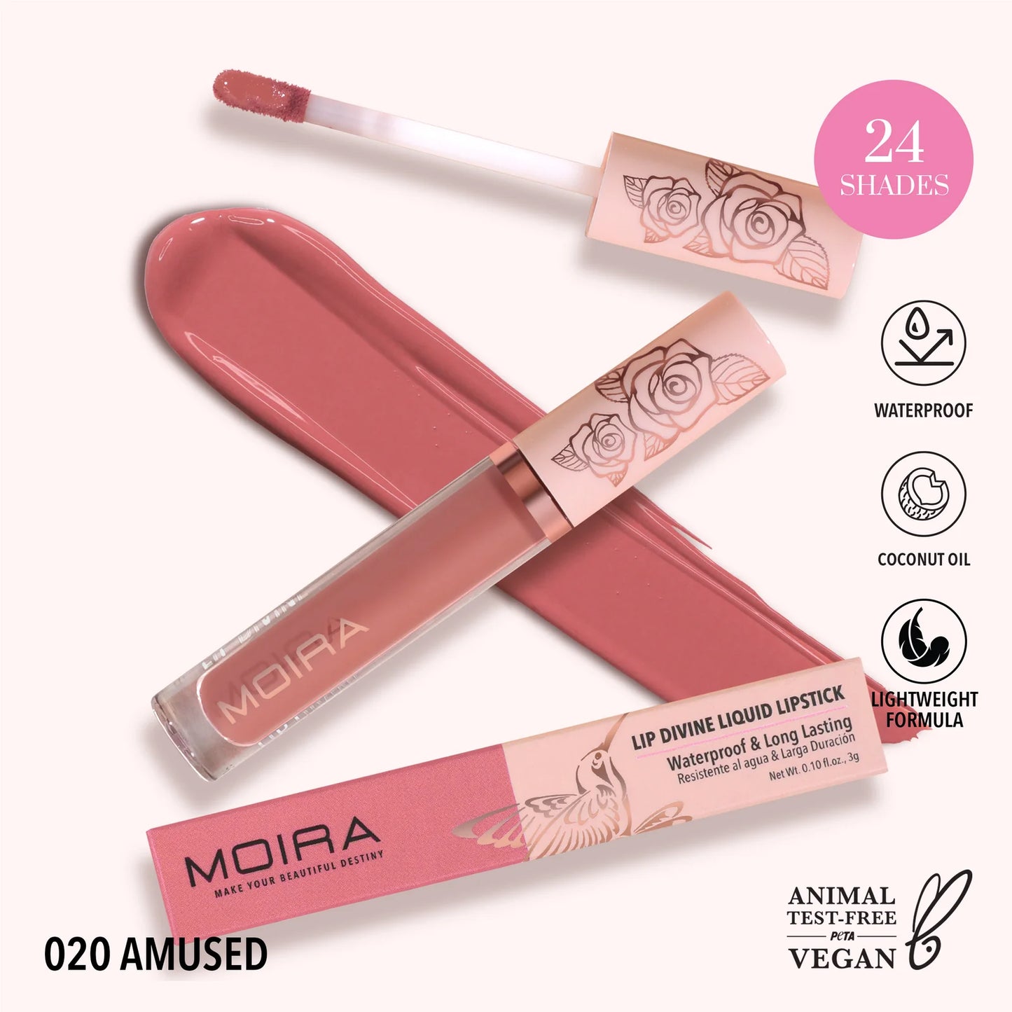 Labial Líquido Lip Divine - Moira