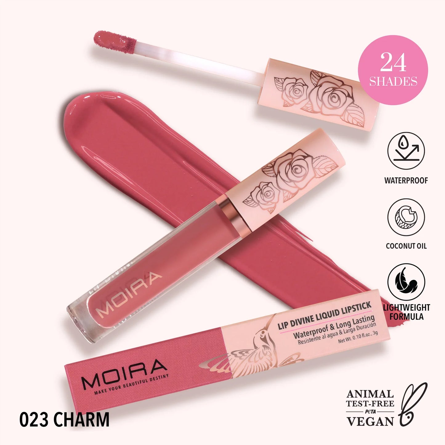 Labial Líquido Lip Divine - Moira