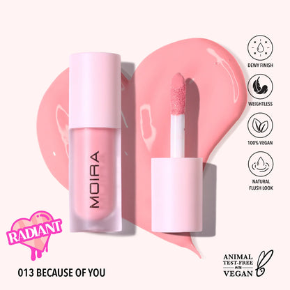 Rubor liquido Love Steady Liquid Blush - Moira