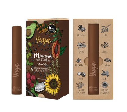MASCARA PARA PESTAÑAS 10 ACEITES NATURALES (TONO CAFE)