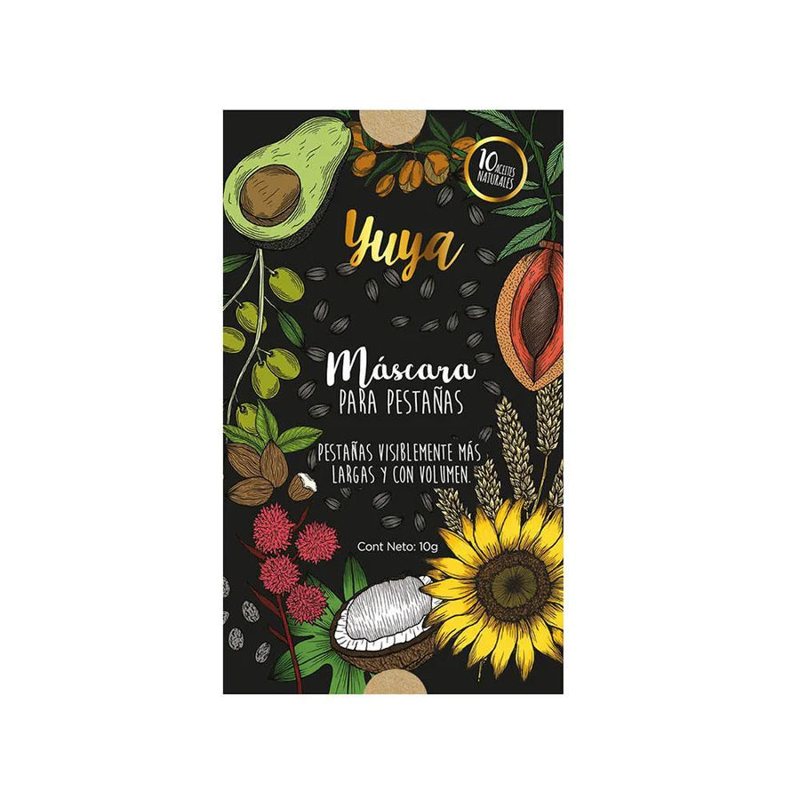 MASCARA PARA PESTAÑAS 10 ACEITES NATURLES - TONO NEGRO