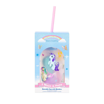 MY LITTLE PONY "I WANT A PONY" REUSABLE CUP WITH BLENDERS