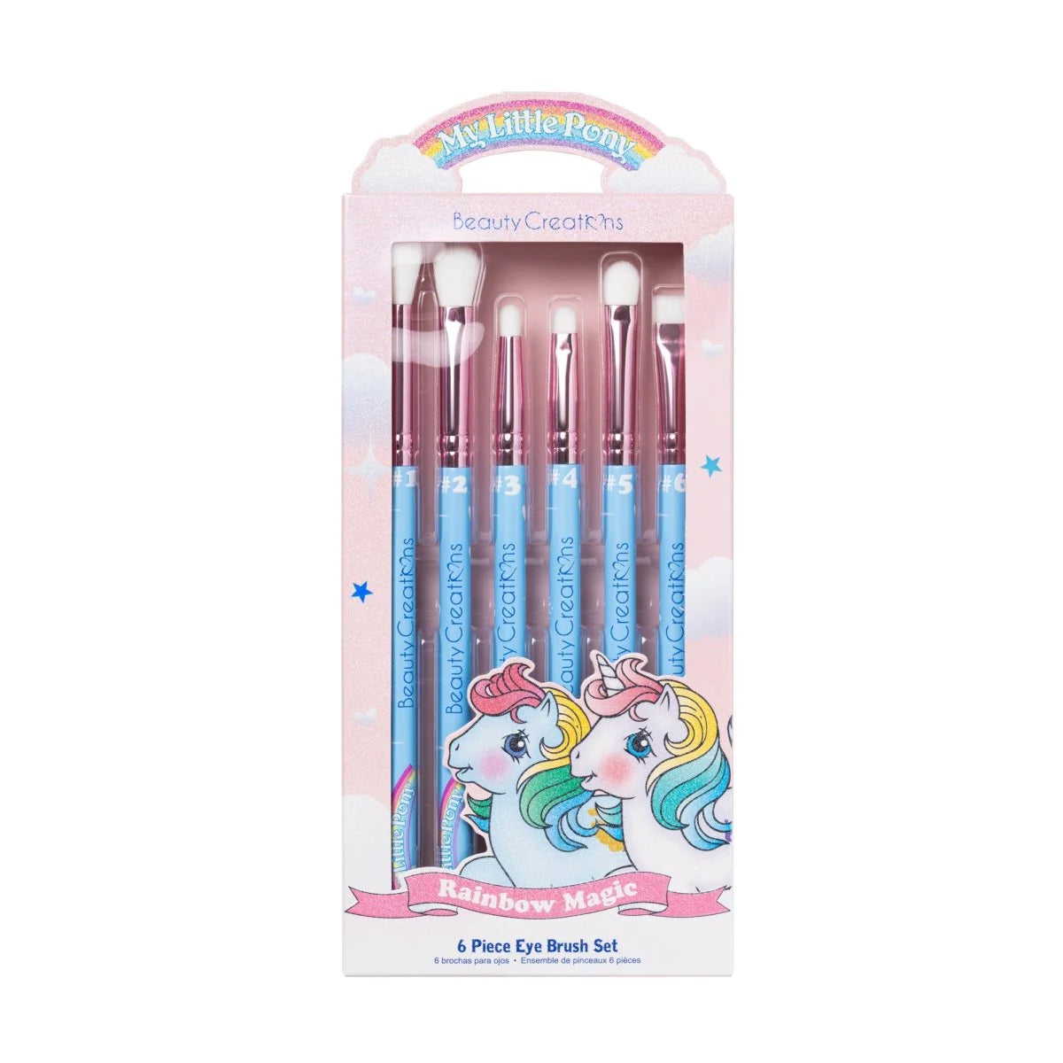 MY LITTLE PONY "RAINBOW MAGIC" 6 PIECE EYE BRUSH SET