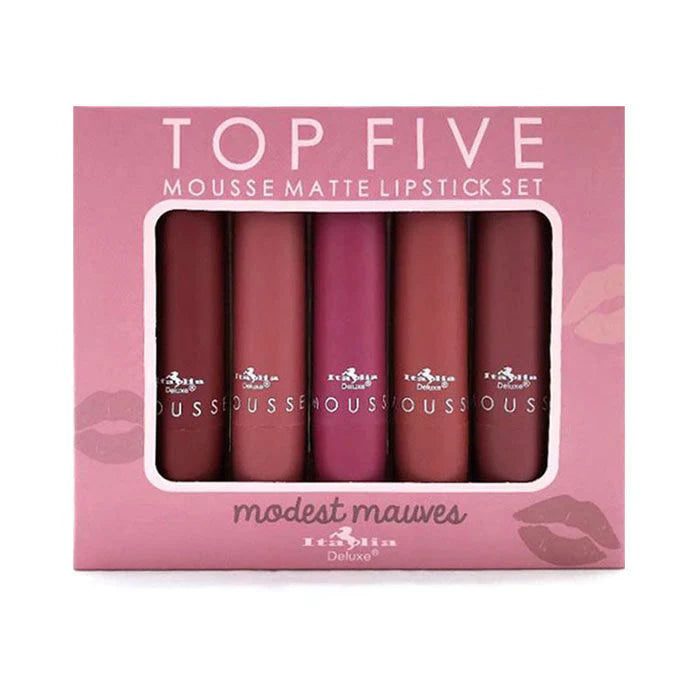 MOUSSE MATTE LIPSTICK -TOP FIVE SETS