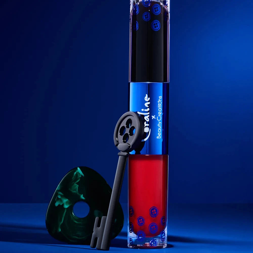 CORALINE X BEAUTY CREATIONS - KIT GLOSS & TINTA PEEL OFF -STAY FOREVER