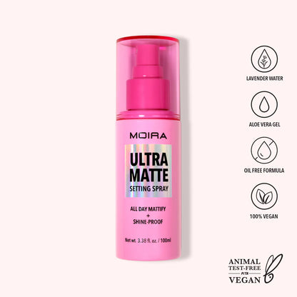 Ultra matte Setting spray - Moira