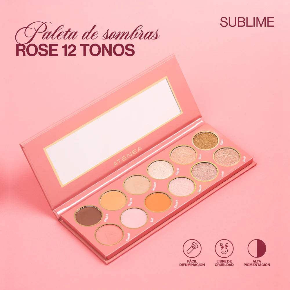PALETA DE SOMBRAS ROSE SUBLIME