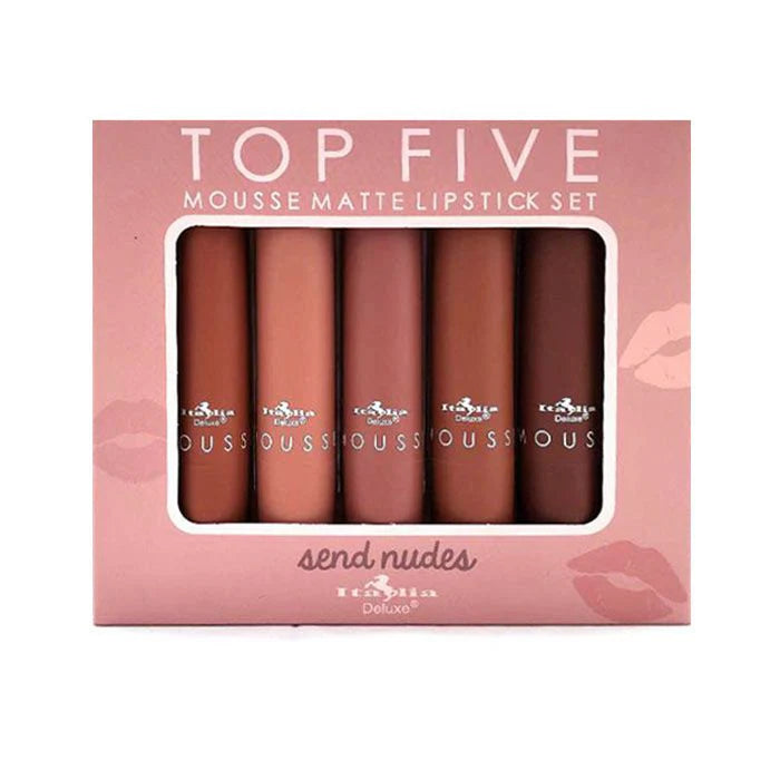 MOUSSE MATTE LIPSTICK -TOP FIVE SETS