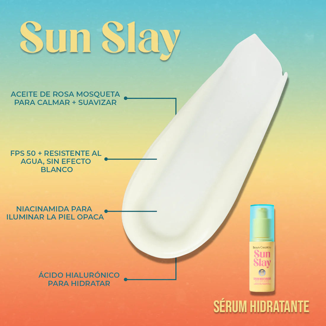 SUN SLAY - HUMECTANTE EN SERUM PROTECTOR