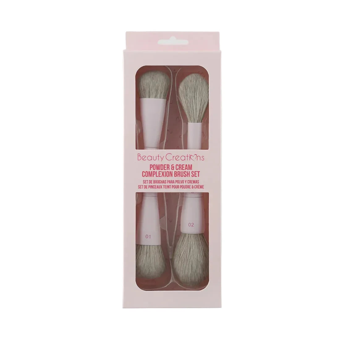 SET DE BROCHAS PARA POLVO Y CREMAS