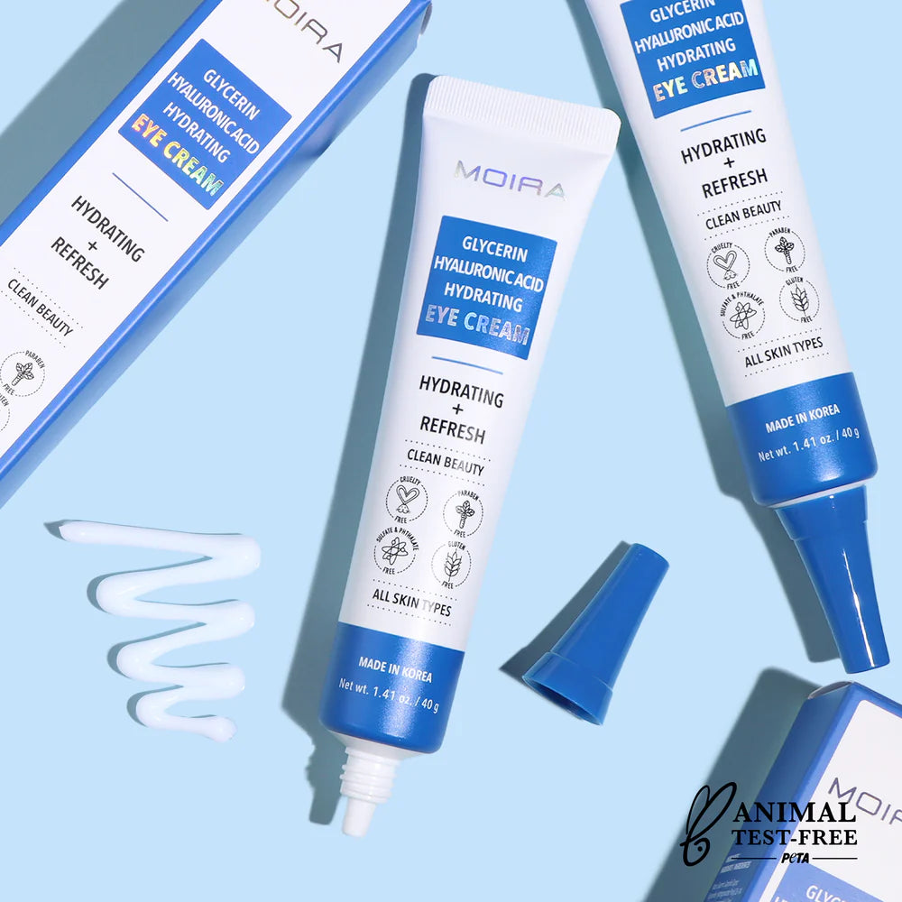 Crema Hidratante para Ojos con Glicerina y Ácido Hialurónico