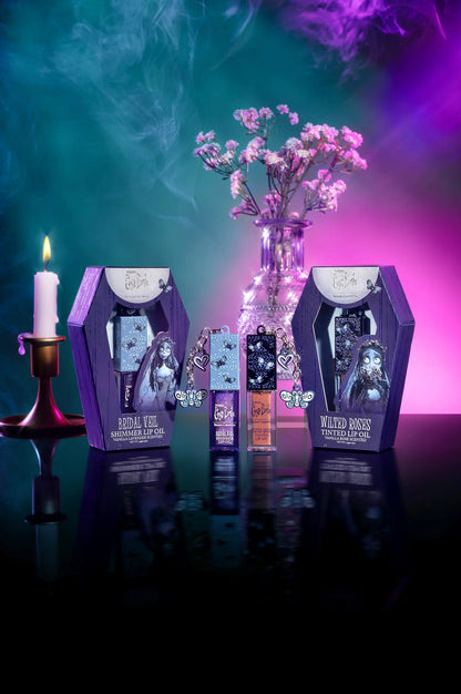 TIM BURTON'S CORPSE BRIDE - ACEITE LABIAL CON COLOR WILTED ROSES