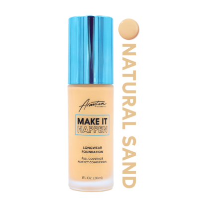 Base de maquillaje Make it happen Foundation - Arantza cosmetics