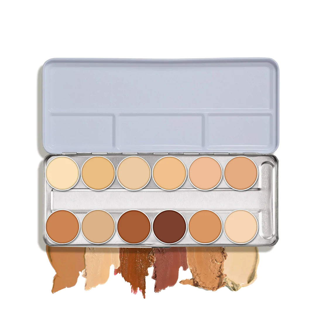 Paleta Camouflaje 12 tonos 1 - Kryolan Dermacolor