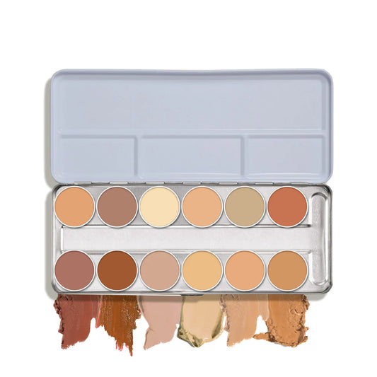 Paleta Camouflaje 12 tonos 2 - Kryolan Dermacolor