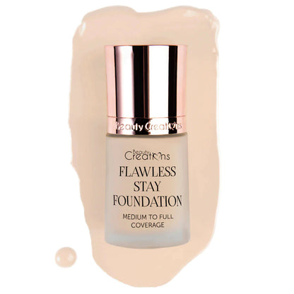 Base de maquillaje Flawless stay foundation - Beauty Creations