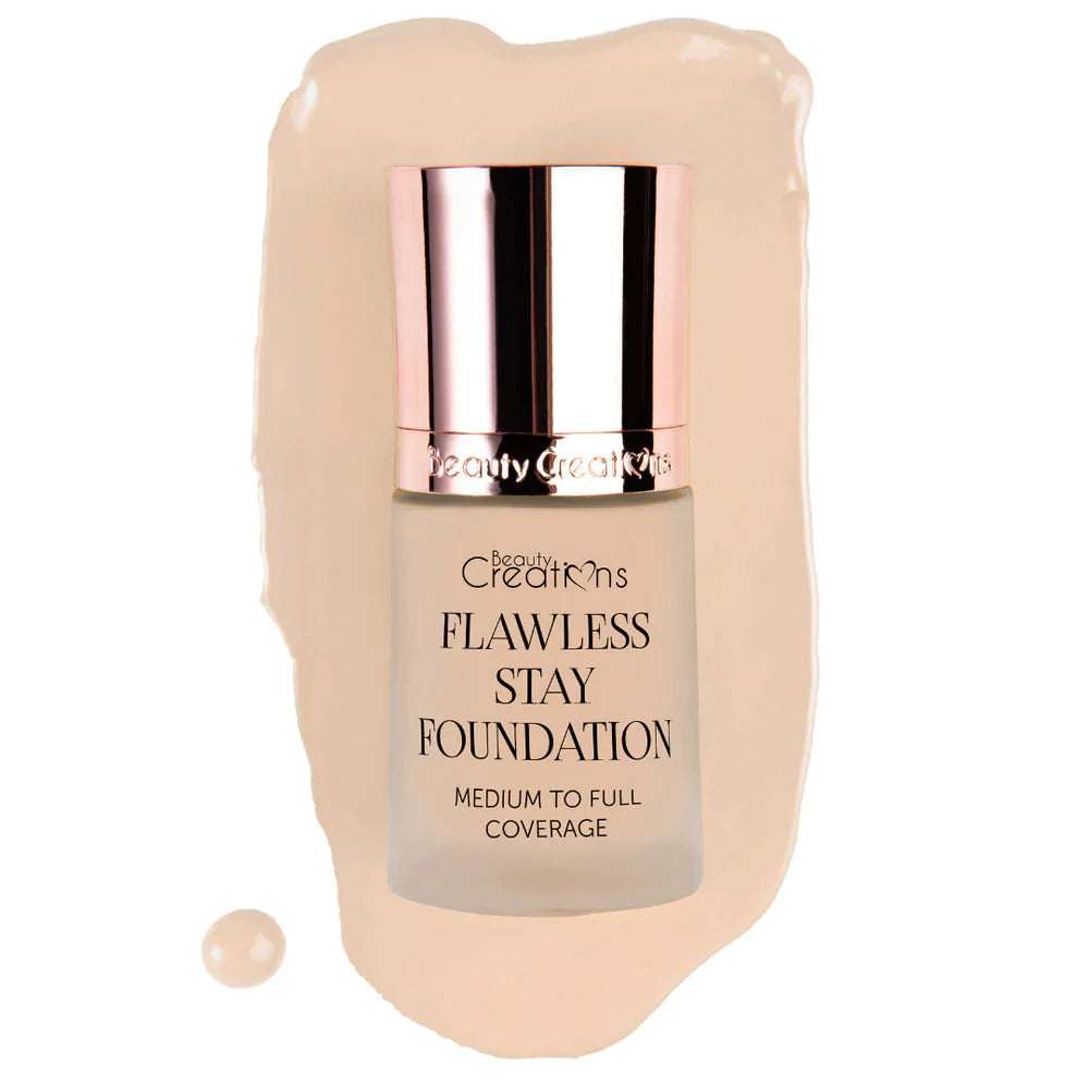 Base de maquillaje Flawless stay foundation - Beauty Creations