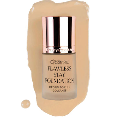 Base de maquillaje Flawless stay foundation - Beauty Creations