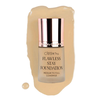 Base de maquillaje Flawless stay foundation - Beauty Creations