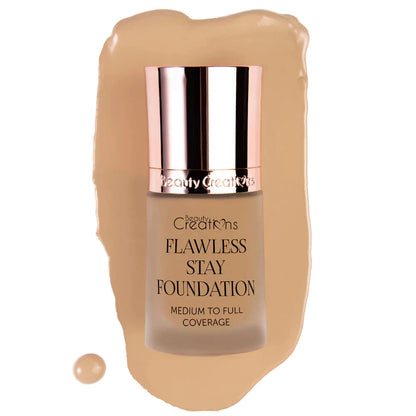 Base de maquillaje Flawless stay foundation - Beauty Creations