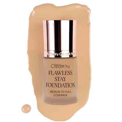 Base de maquillaje Flawless stay foundation - Beauty Creations