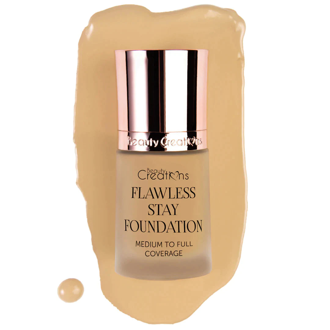 Base de maquillaje Flawless stay foundation - Beauty Creations